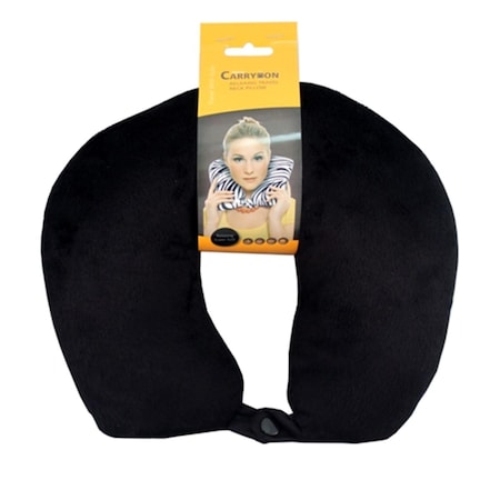 Miami CarryOn Microbeads Travel Neck Pillow Black